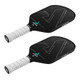 The Ben Johns Hyperion CFS 16 Graphite Pickleball Paddle from JOOLA features a unique Carbon Abrasion Surface in black, with the outline of the JOOLA logo and Ben Johns' signature printed on the face.