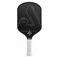 The Ben Johns Hyperion CFS 16 Graphite Pickleball Paddle from JOOLA features a unique Carbon Abrasion Surface in black, with the outline of the JOOLA logo and Ben Johns' signature printed on the face.