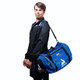 The JOOLA Vision II Duffle Bag is constructed of polyester with durable outside and sleek interior. It features the JOOLA logo and multiple compartments; available in black or blue.