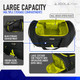 The JOOLA Vision II Duffle Bag is constructed of polyester with durable outside and sleek interior. It features the JOOLA logo and multiple compartments; available in black or blue.