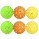 One dozen Dura Outdoor balls in orange, yellow, and white (four of each color)