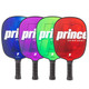 The Spectrum Graphite Pickleball Paddle is available in blue, purple, green or red and features the Prince logo.