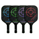 The Poach Infinity EX Composite Pickleball Paddle paddle by Engage Pickleball is offered in blue, green, purple, and red colors, as well as two weight ranges.