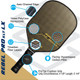 Rebel Pro XLT Hyperweave LX Paddle features the PROLITE Hyperweave paddle face and is available in gold.