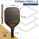 Titan Pro Hyperweave LX Paddle features the PROLITE Hyperweave paddle face and is available in two color options.