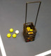 Ballport Ball Pick Up, modified for use with pickleballs, use as a pick-up tool or a stand.