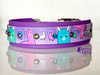 Layered Biothane® Crystal Alpacalypse collar 38mm