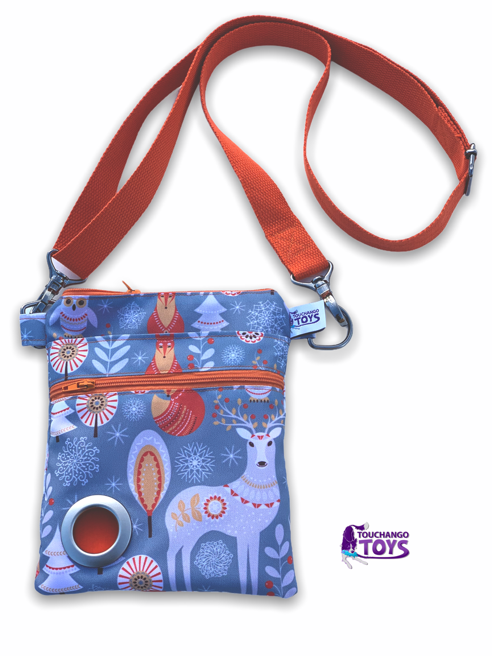 oilcloth dog walking bag