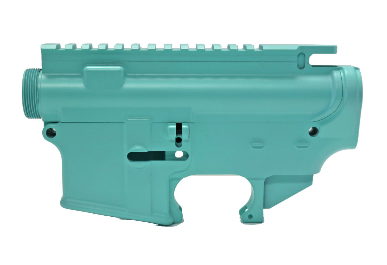 AR15 Matched Upper Lower 80 Tiffany Blue