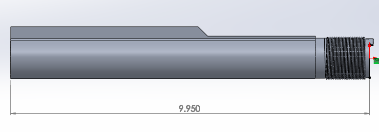 SMF Tactical MidLength Buffer Tube