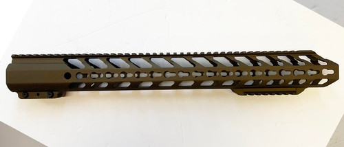 .308 Hand Guard 18" Extra Bottom Rail KeyMod - Burnt Bronze (HGKS3-18XBR-BB)