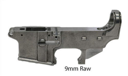  9MM 80% Lower Receiver, Raw