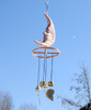 Copper Moon Wind Chimes - Made in USA - Brass Wind Bells