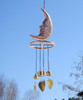 Copper Moon Wind Chimes - Made in USA - Brass Wind Bells