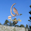 Barn Owl and Moon Weathervane
