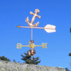 Copper 3D Anchor Weathervane