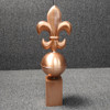 Fence Post Cap Fleur de lis Finial – Mailbox Topper