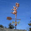 Pig with Four Leaf Clover Weathervane