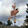 handmade copper pig weathervane
