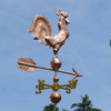 Crowing Rooster Weather vane