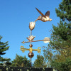 Handmade Copper Hummingbird Weathervane