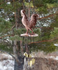 Rooster Wind Chimes - Made in USA - Musical Brass Wind Bells