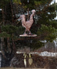 Rooster Wind Chimes - Made in USA - Musical Brass Wind Bells