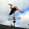 flying heron weathervane