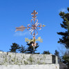 Scrolled Clover Arrow Weathervane with Fleur de Lis
