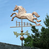Horse Jumping a Fence Weathervane