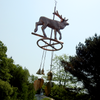 Handmade Copper Elk Wind Chime Decor