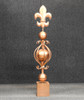 Fleur de Lis Post Cap - Made in USA - Colonial Style Finial