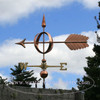 Big Arrow Sphere Weathervane