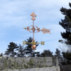 Fancy Arrow with Fleur De Lis Weathervane