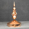 Octagon Gazebo Crown Cap with Traditional Victorian Finial - Made in USA