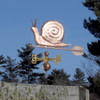 Copper Snail Weathervane