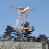 Copper Seaplane Weathervane