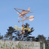 Copper Seaplane Weathervane