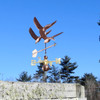 Copper Geese in Flight Weathervane