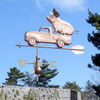 Pickup Truck and Pig Weathervane