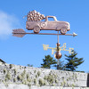 Pickup Truck and Grapes Weathervane