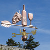 Wine Bottle Weathervane