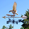 Eagle Weathervane Catching a Salmon