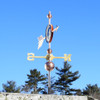 star and crescent moon weathervane