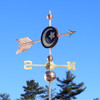 star and crescent moon weathervane