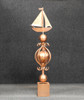sailboat colonial finial fence post cap