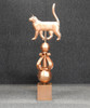 cat victorian finial fence post cap