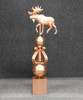 moose victorian finial fence post cap