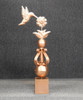 hummingbird victorian finial fence post cap