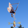 handmade butterfly weathervane